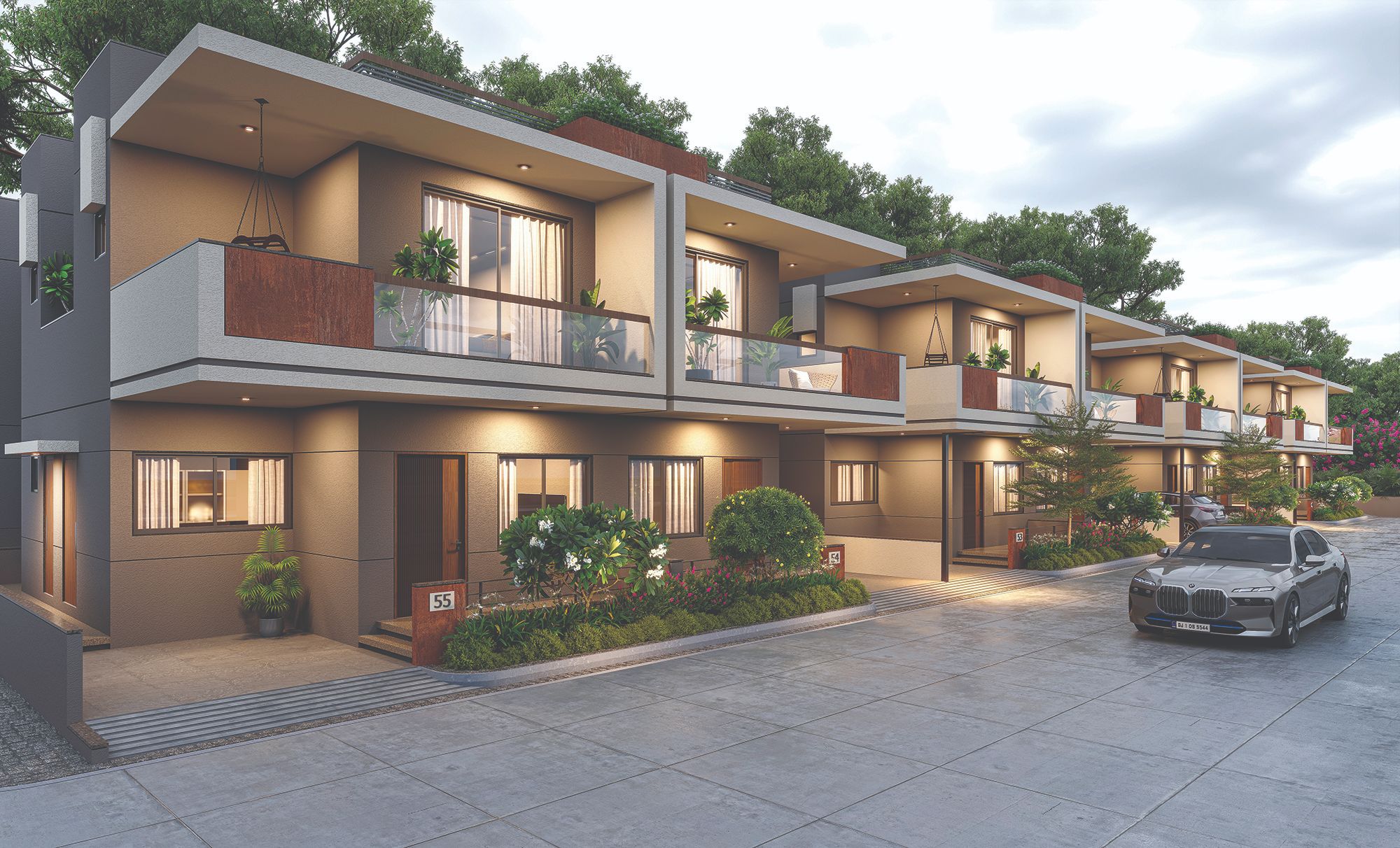 Silicon prime_street night view